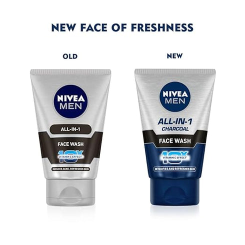 Nivea All in 1 Charcoal Face Wash